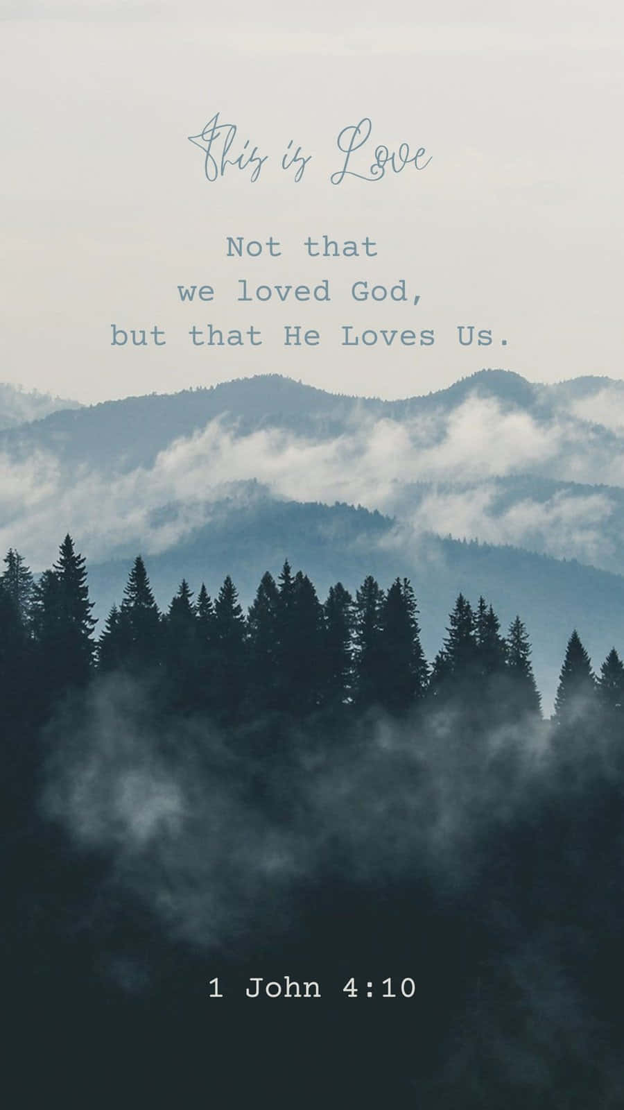 Loveand Devotion Bible Verse1 John410 Wallpaper