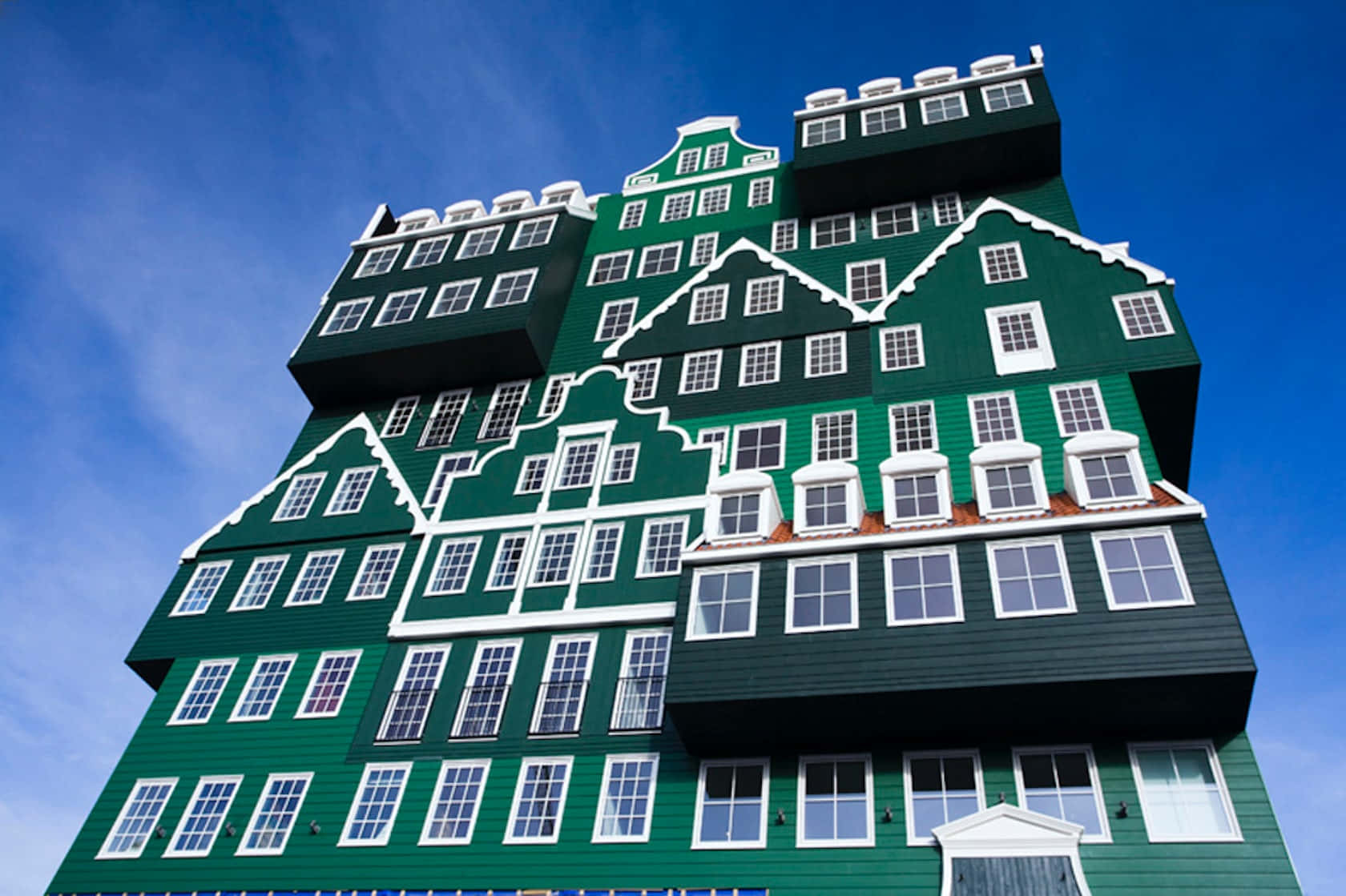 Low-angle Photo Of Inntel Hotel Zaandam Wallpaper