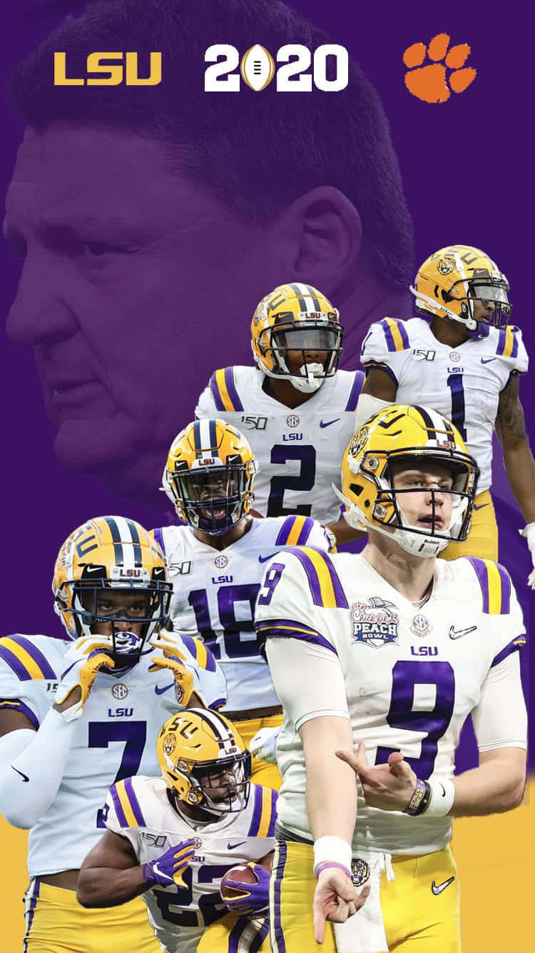 Lsu Football 2020 Poster Wallpaper