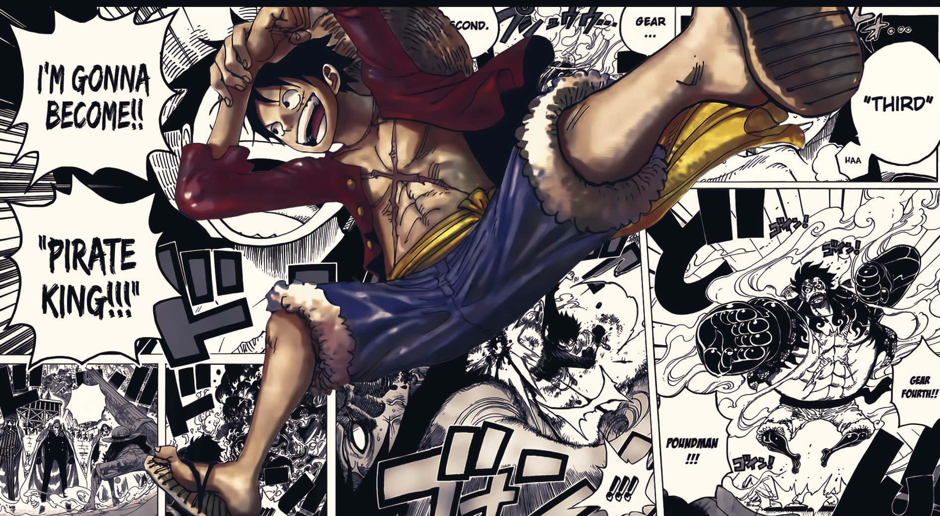 Luffy_ Aspirations_ Pirate_ King Wallpaper