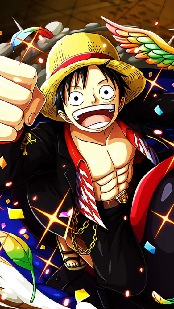 Luffy Drip Pose Anime Artwork Wallpaper