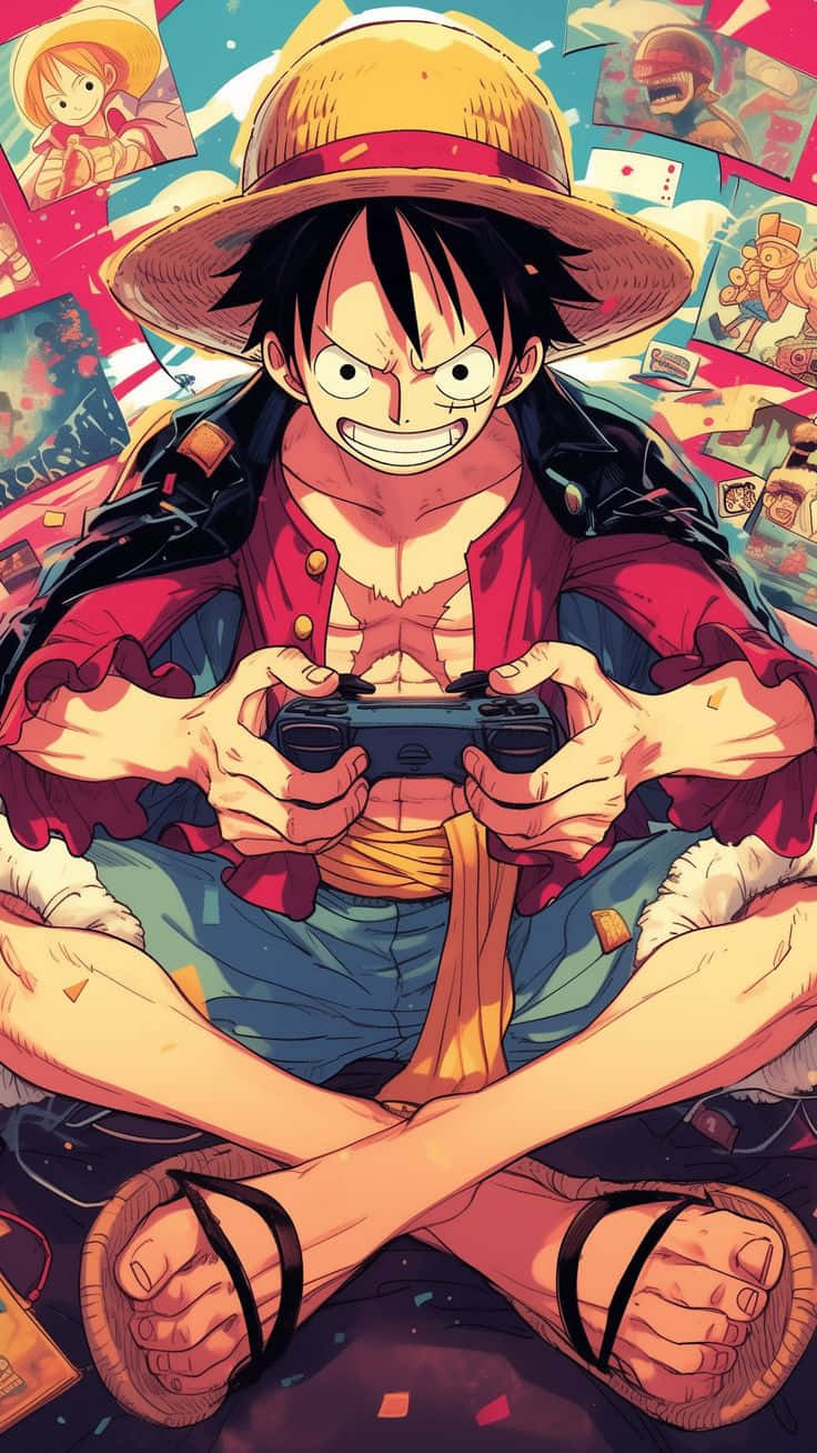 Luffy_ Gamer_ Mode Wallpaper