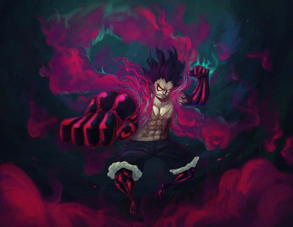 “luffy Gear 5: Ready To Take On The World!” Wallpaper