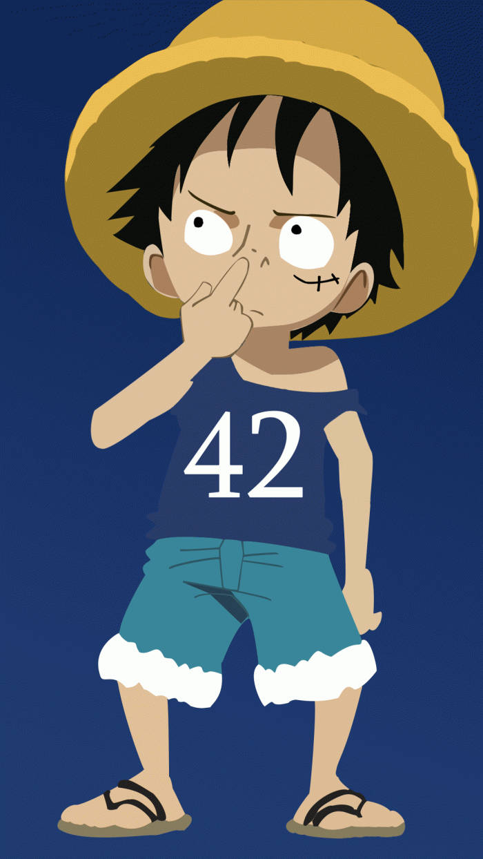 Luffy Having An Unexpected Adventure Wallpaper