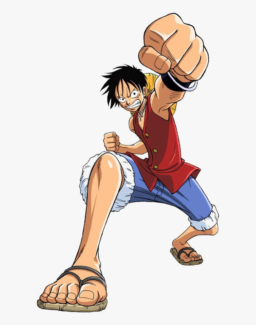 Luffy Using His Pirate King's Powers To Chase His One Piece Dream On A New Iphone. Wallpaper