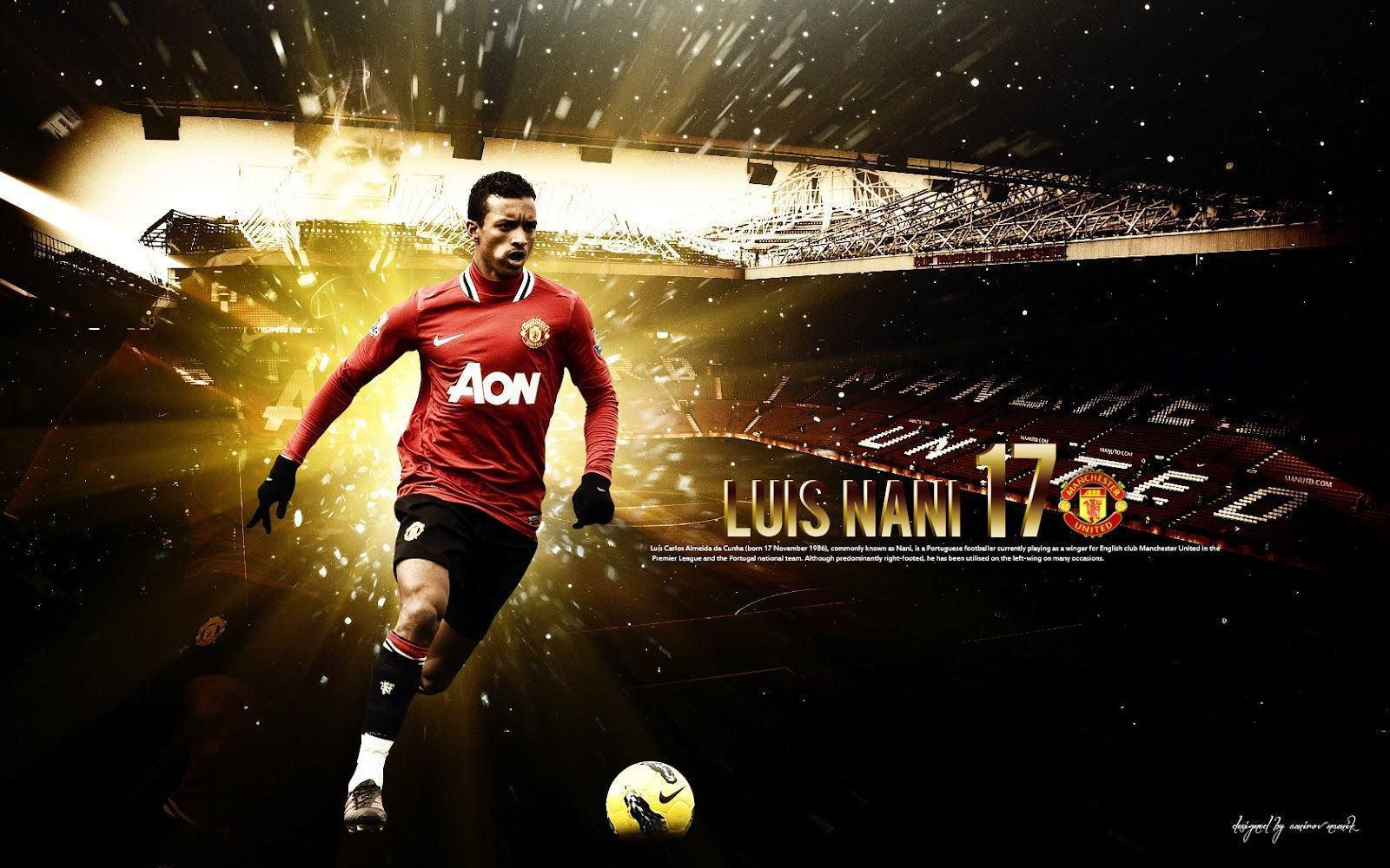 Luis Nani Cool Football Player Wallpaper