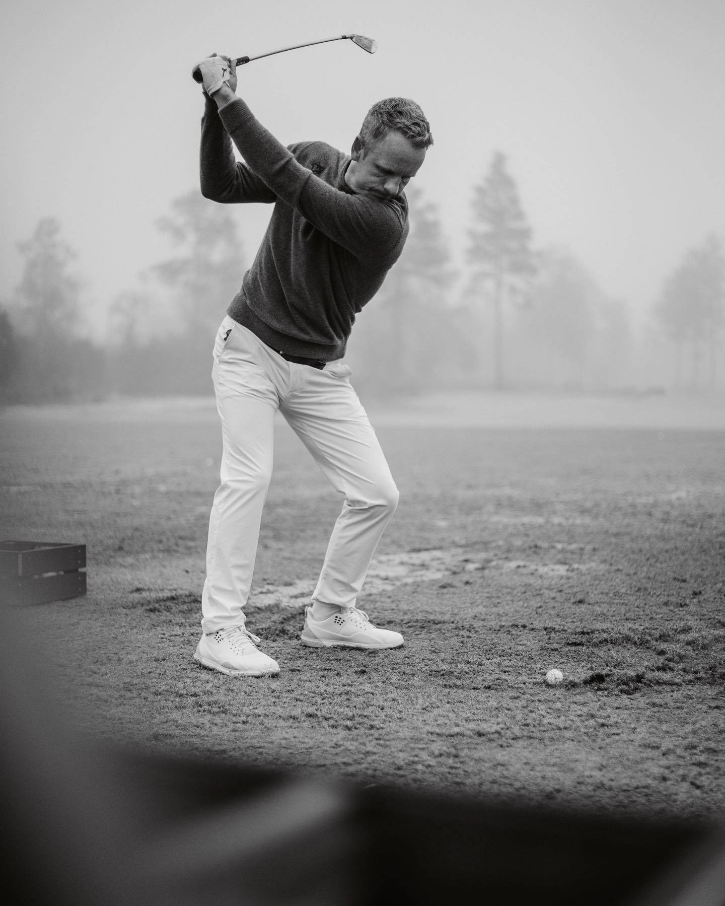 Luke Donald Black And White Wallpaper