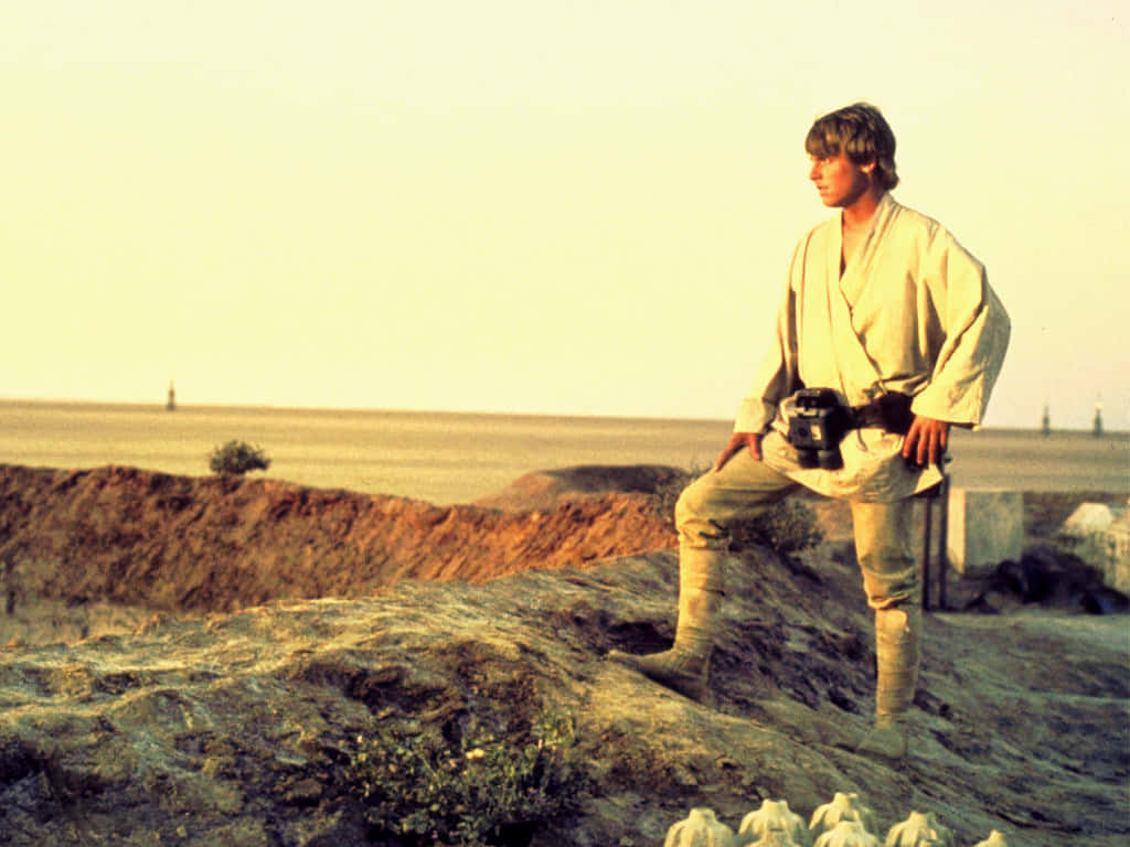 Luke Skywalker Is The Hero Of A New Hope Wallpaper