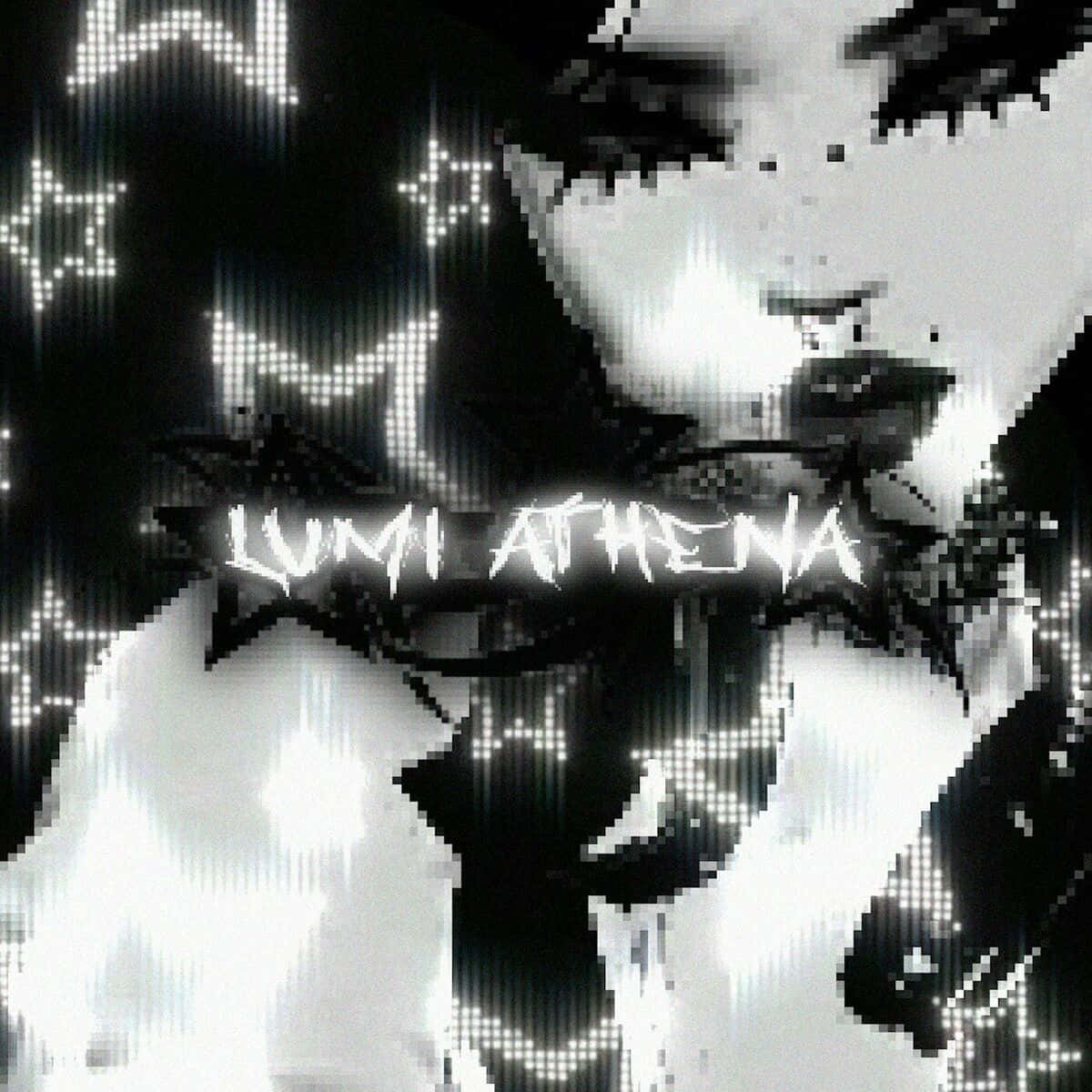 Lumi Athena Glitch Art Wallpaper