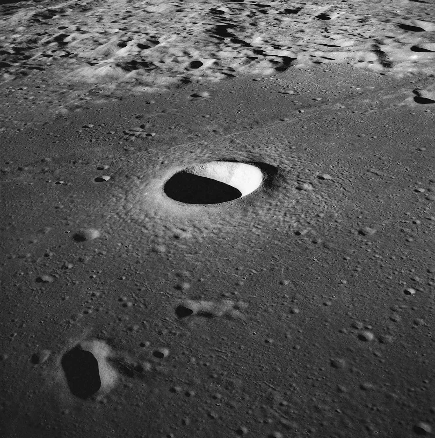 Lunar_ Crater_ Closeup Wallpaper