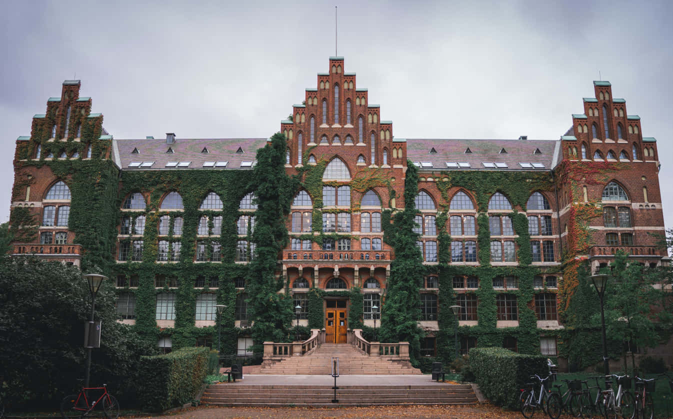 Lund University Main Building Exterior Wallpaper