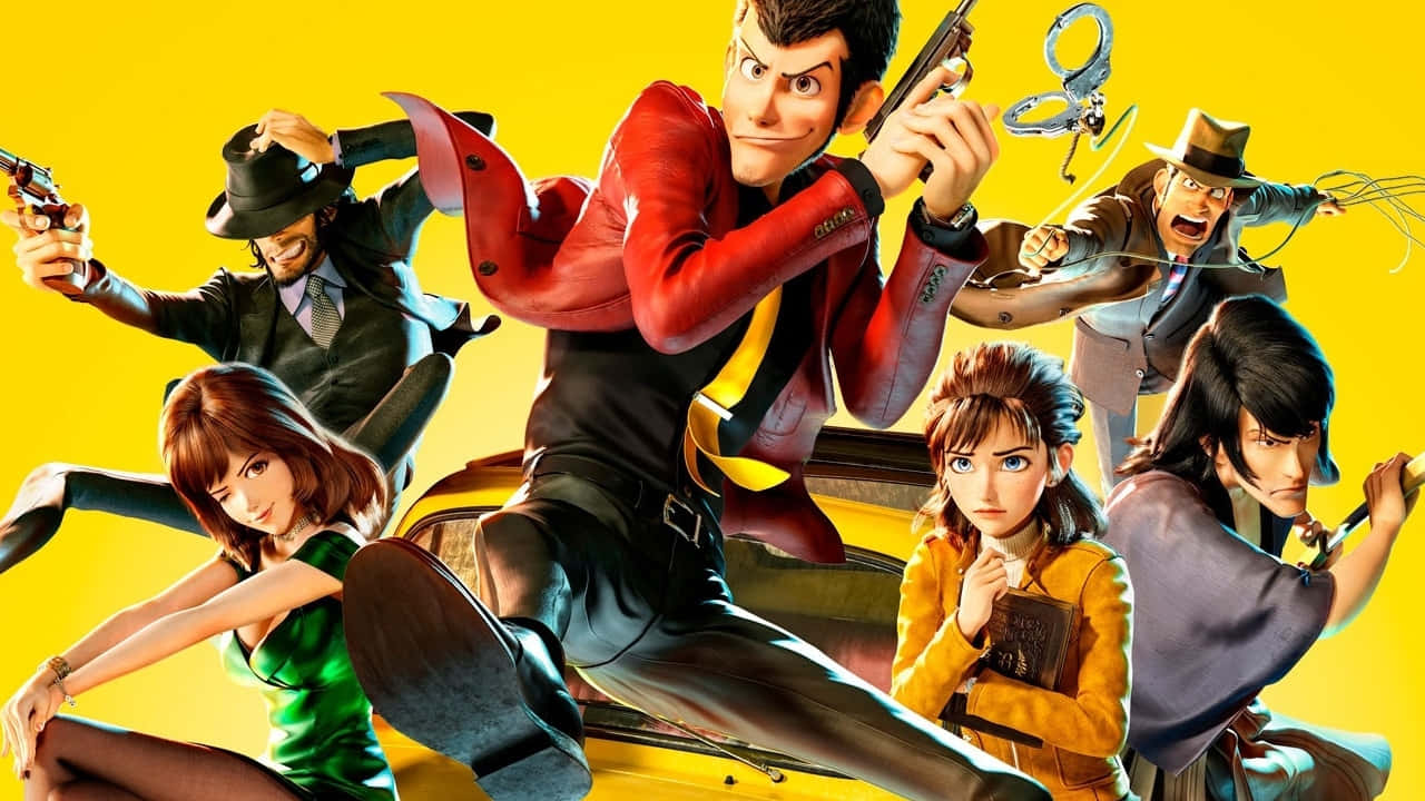 Lupin I I I The First Animated Characters Wallpaper