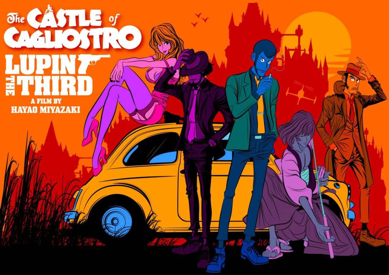 Lupin Iii And His Gang In The Castle Of Cagliostro Wallpaper