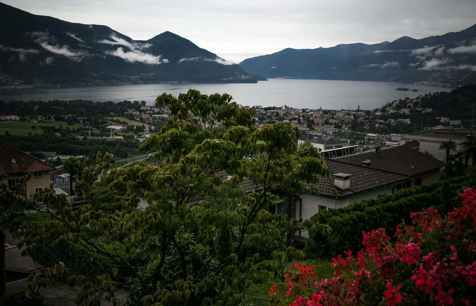 Lush Scenic View Of Locarno, Switzerland Wallpaper