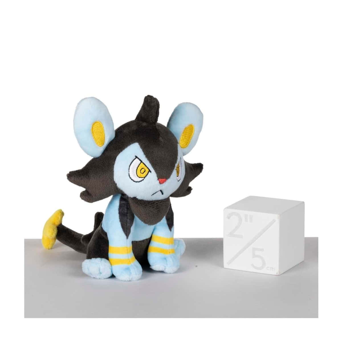 Luxio Plush Toy With White Cube Wallpaper