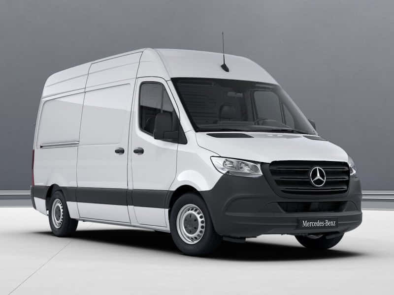 Luxurious Mercedes-benz Sprinter In Urban Setting Wallpaper