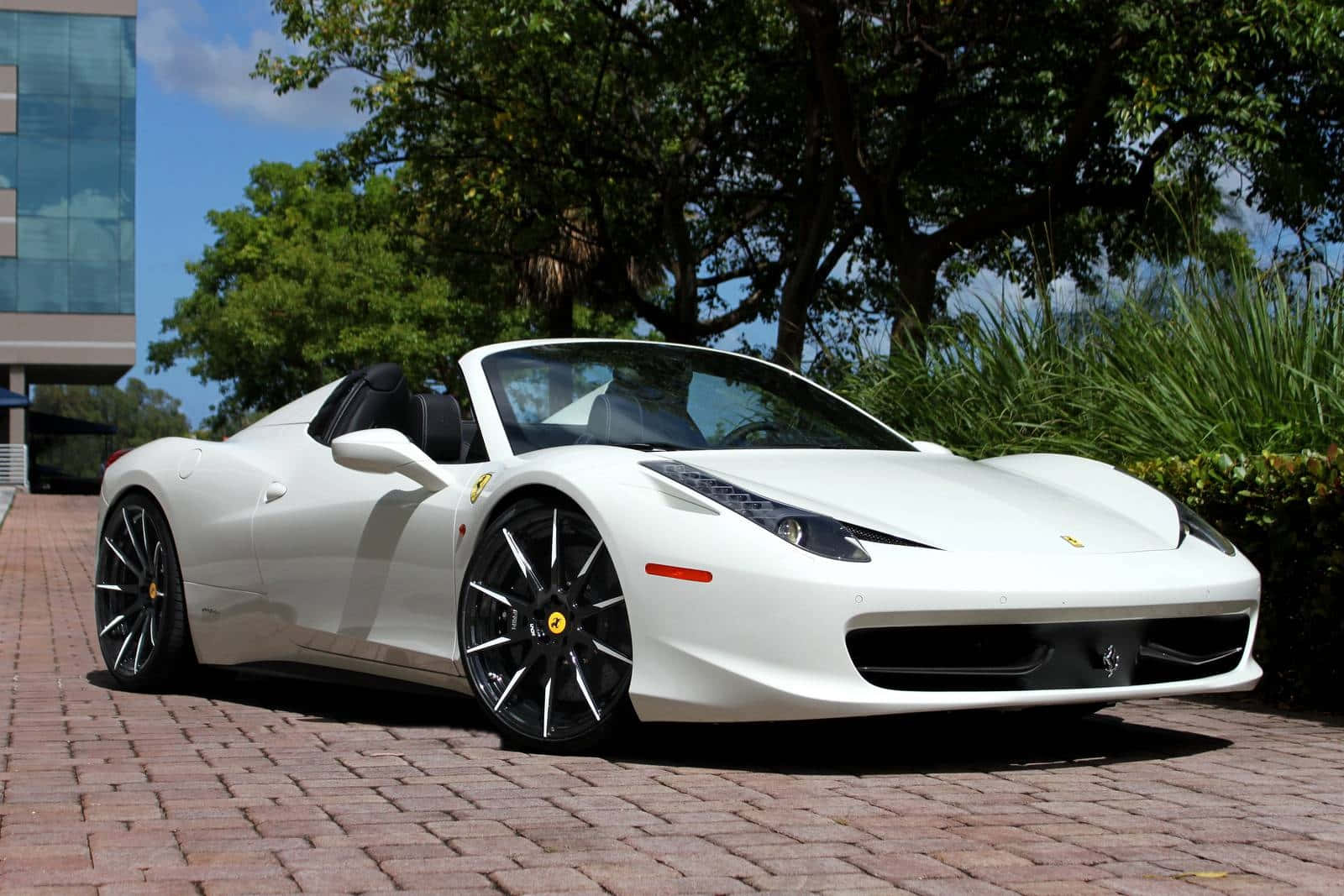 Luxurious Power - The Ferrari 458 Spider Wallpaper