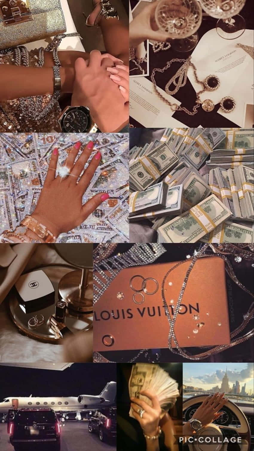 Luxury Lifestyle Collage.jpg Wallpaper