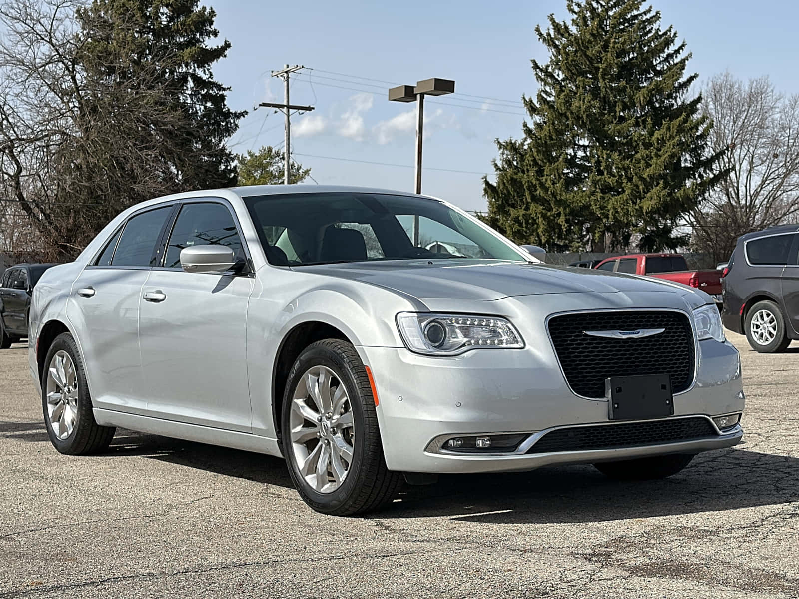 Luxury Redefined - Chrysler 300 In An Urban Setting Wallpaper