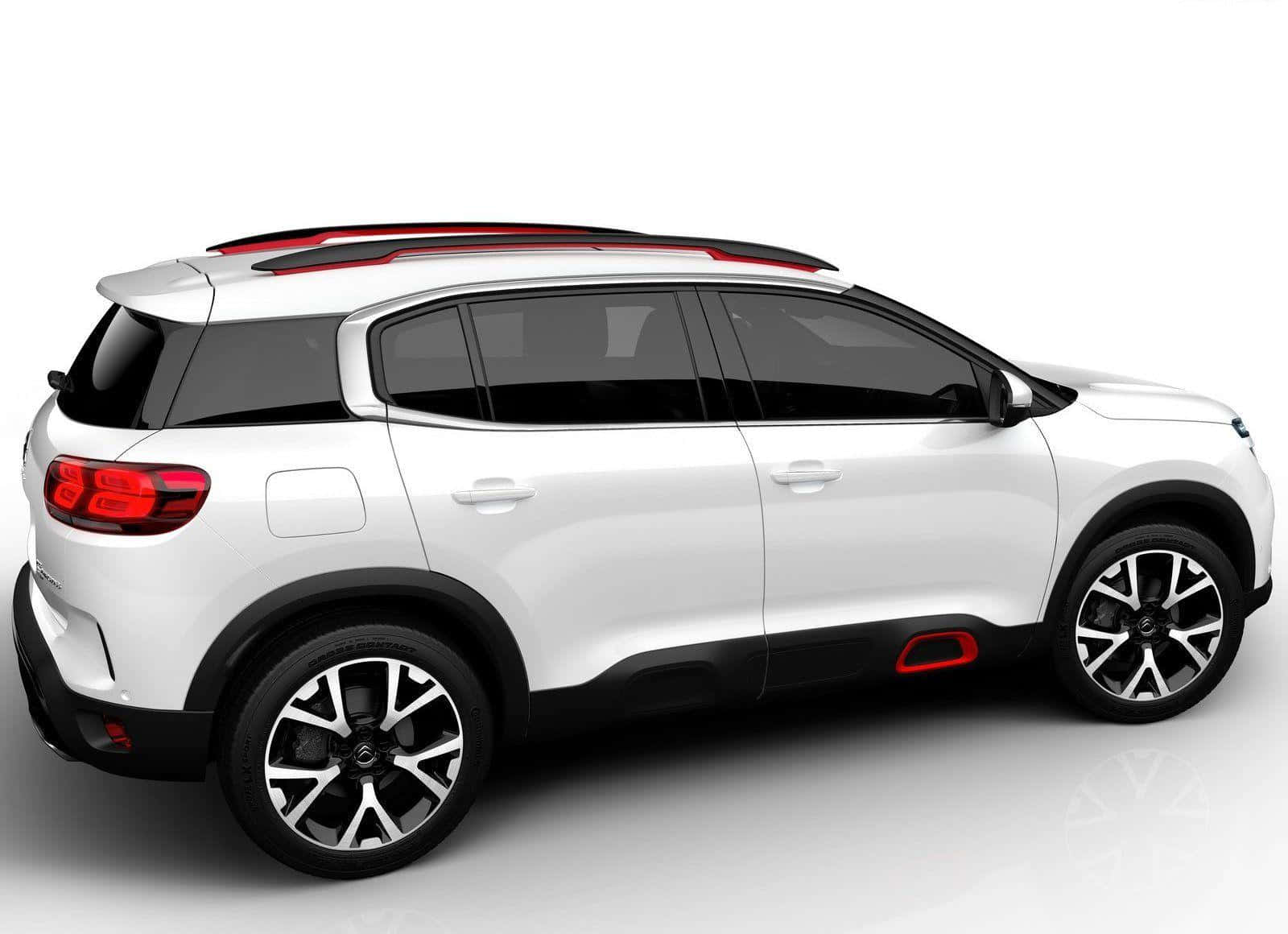 Luxury Redefined: Citroën C5 Aircross In Motion Wallpaper