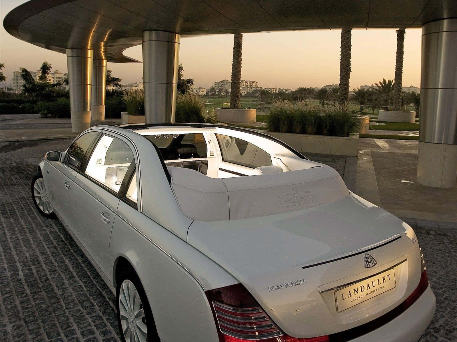 Luxury Redefined: The Majestic Maybach 57 Wallpaper