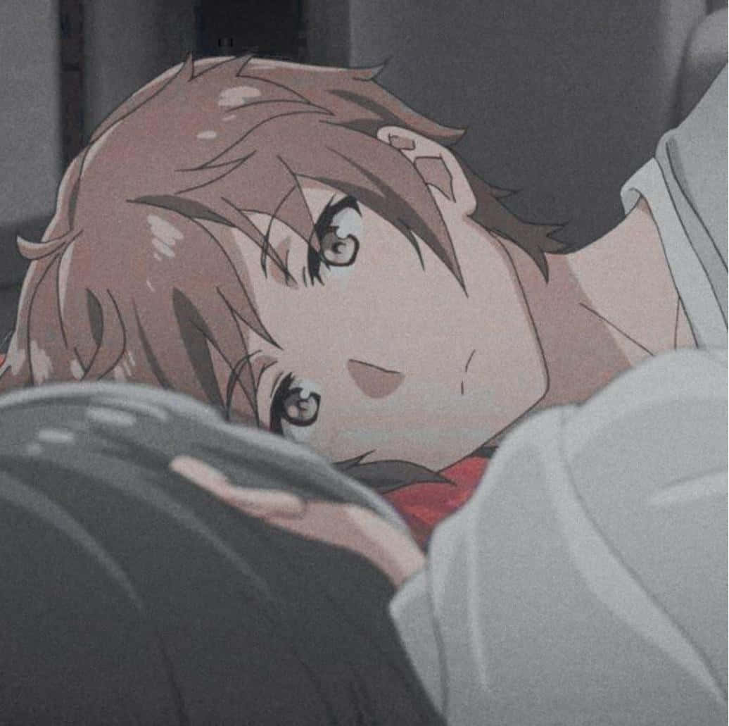 Lying Down Matching Pfp Anime Boy Wallpaper