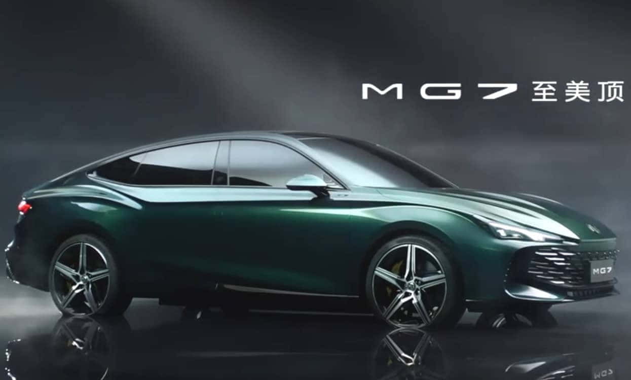 M G7 Luxury Sedan Reveal Wallpaper