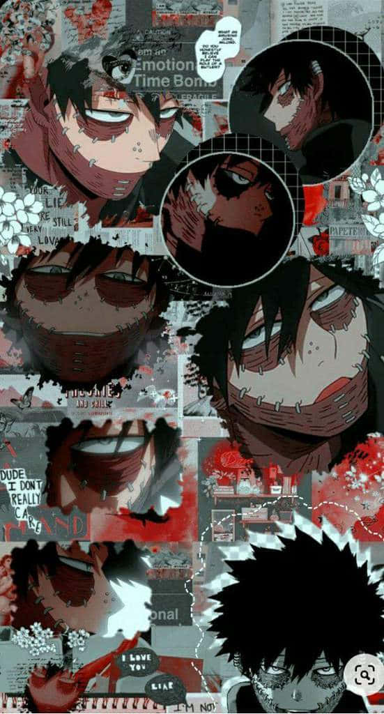 M H A_ Dabi_ Collage_ Aesthetic.jpg Wallpaper