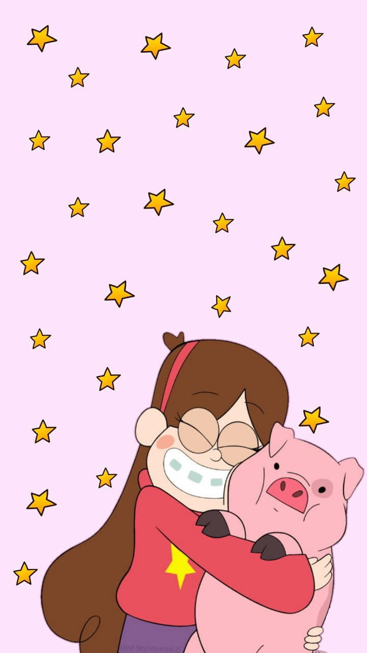 Mabel Pines Pet Pig Wallpaper