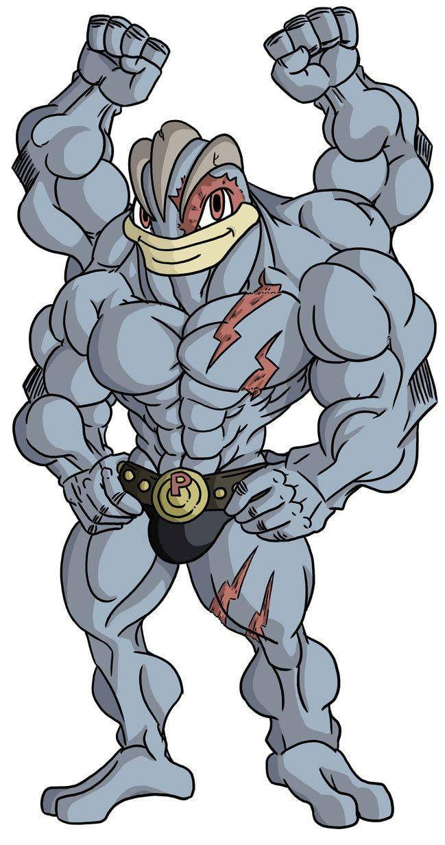 Machamp Skin Injuries Wallpaper