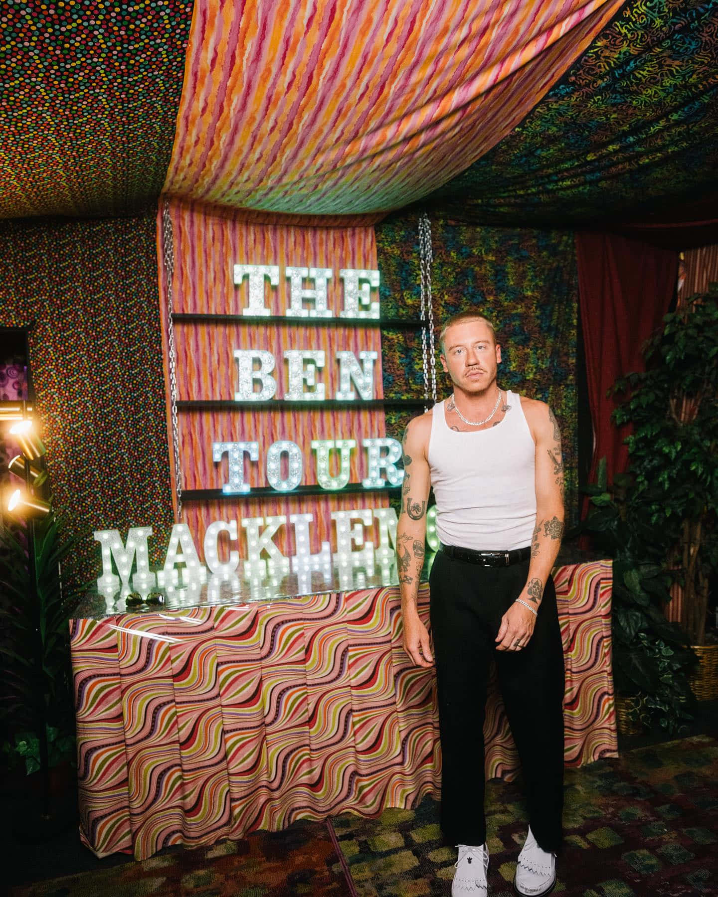 Macklemore The Ben Tour Promotion Wallpaper