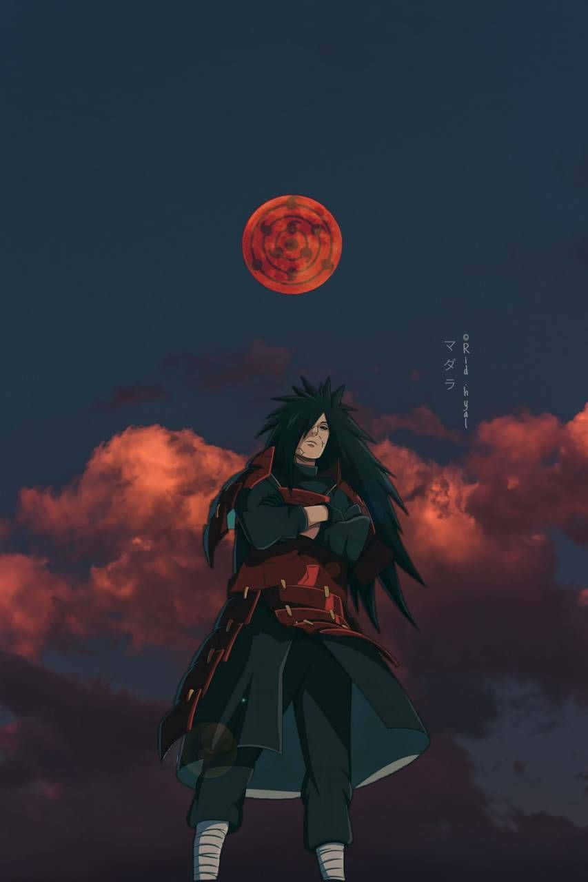 Madara Uchiha, A Legendary Warrior From The Anime Series Naruto Wallpaper