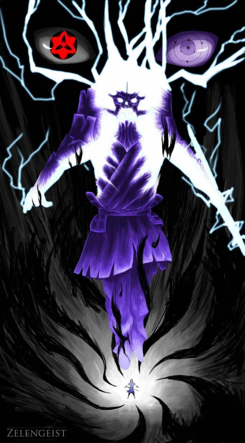 Madara Uchiha Making His Menacing Presence Felt. Wallpaper