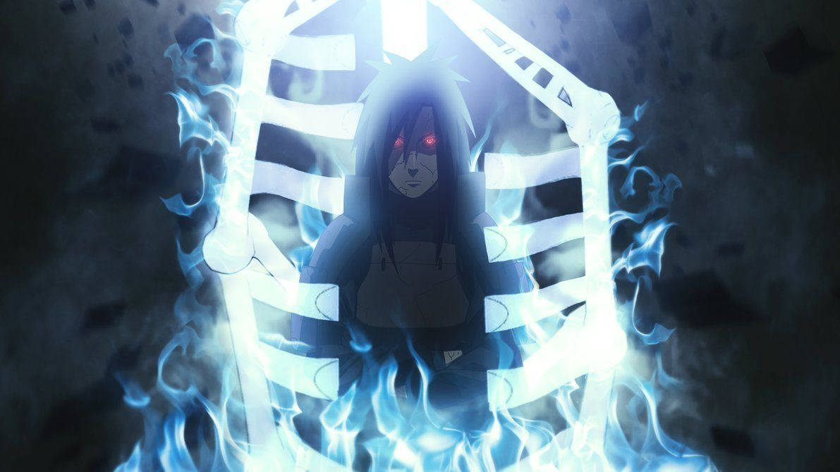 Madara Uchiha Manipulating His Chakra Wallpaper