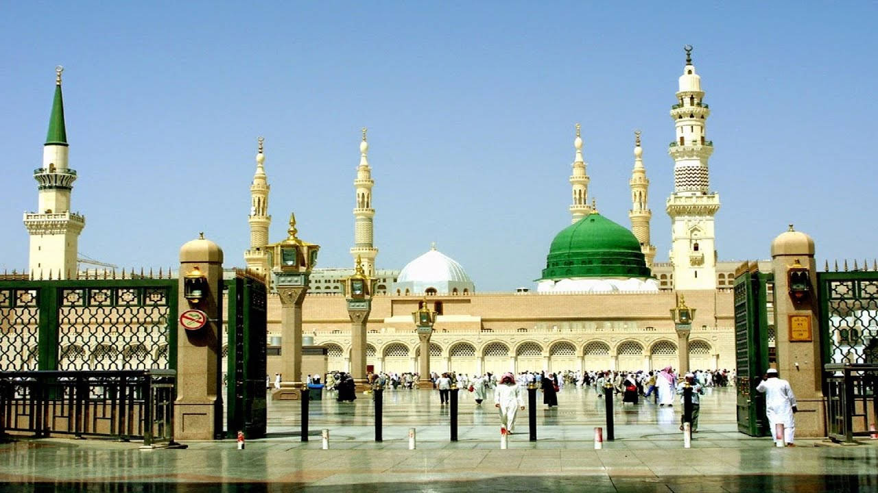 Madina Sharif Front Gate Wallpaper