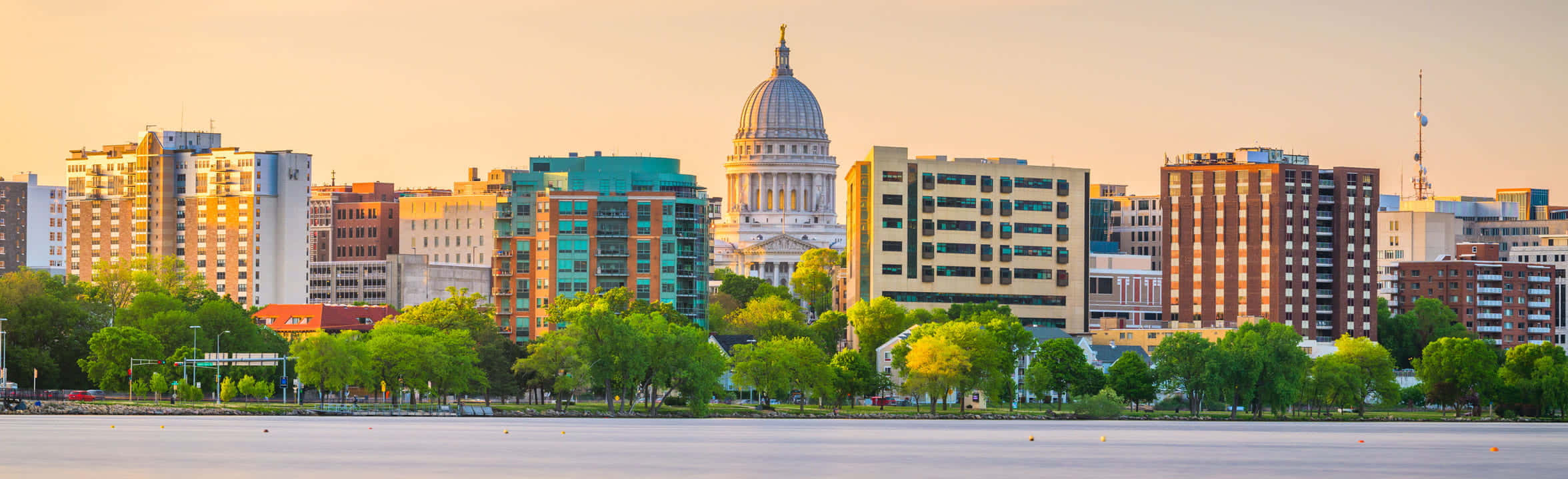 Madison Wisconsin Capitol Skyline Wallpaper