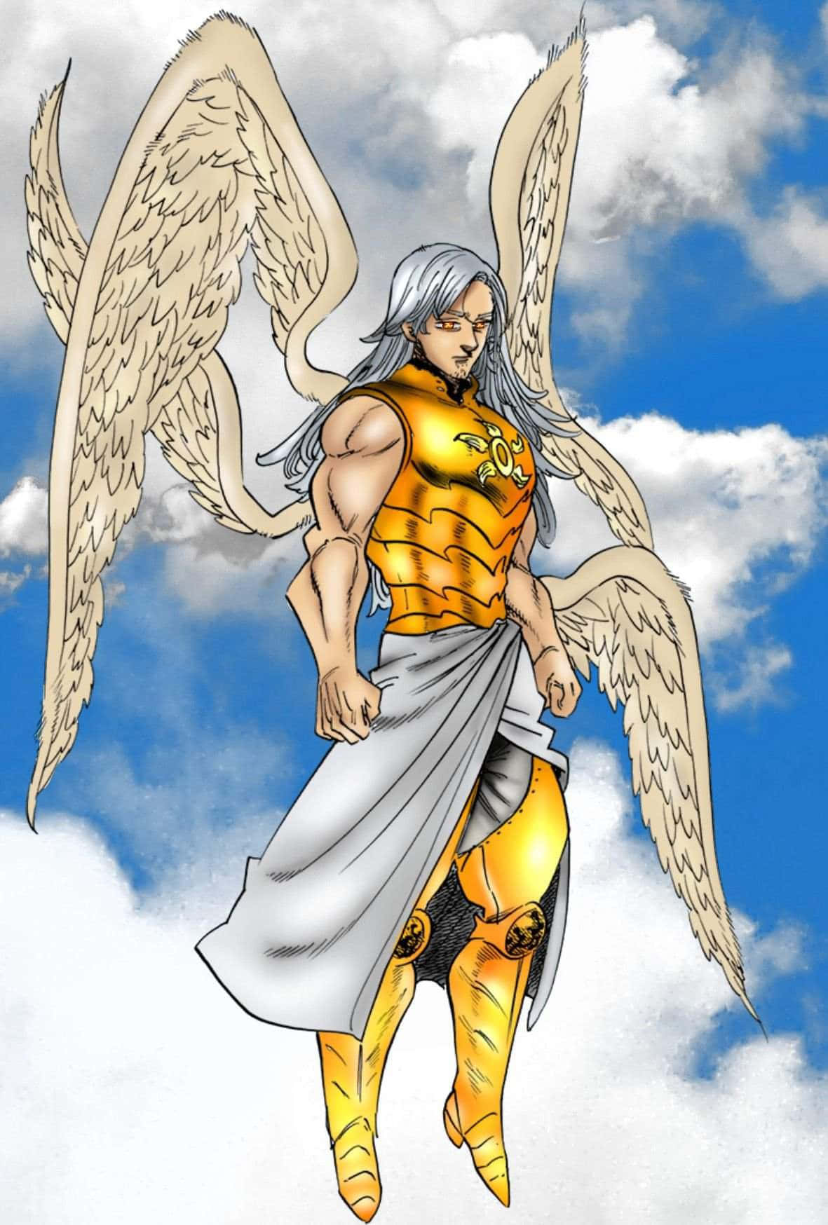 Mael Angel Warrior Art Wallpaper