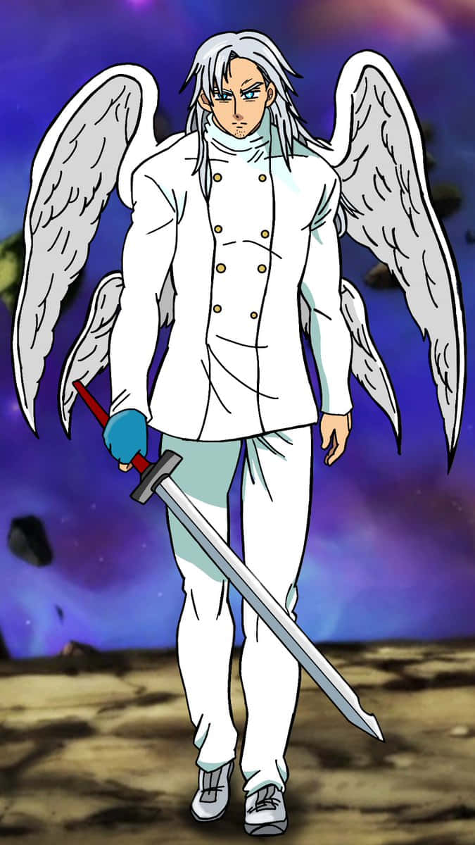 Mael_ Archangel_with_ Sword Wallpaper