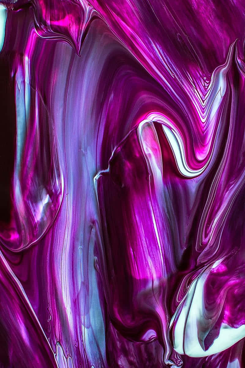 Magenta Marble Texture Art Wallpaper