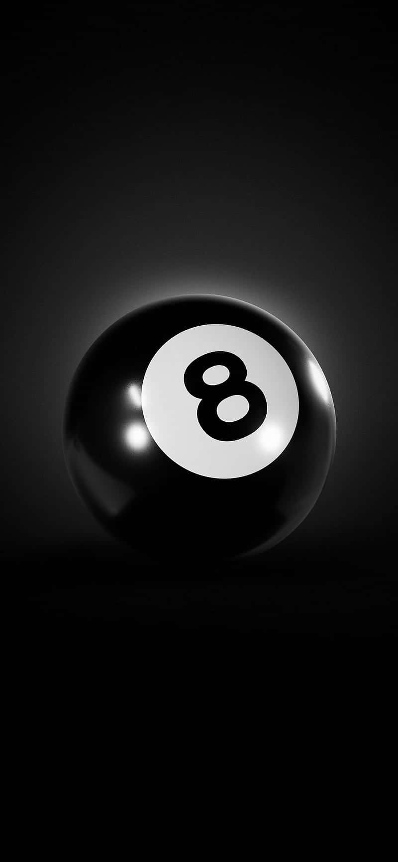 Magic Eight Ball Blackand White Wallpaper