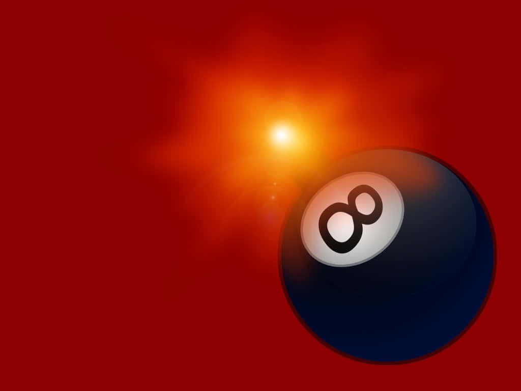 Magic Eight Ball Sunburst Wallpaper