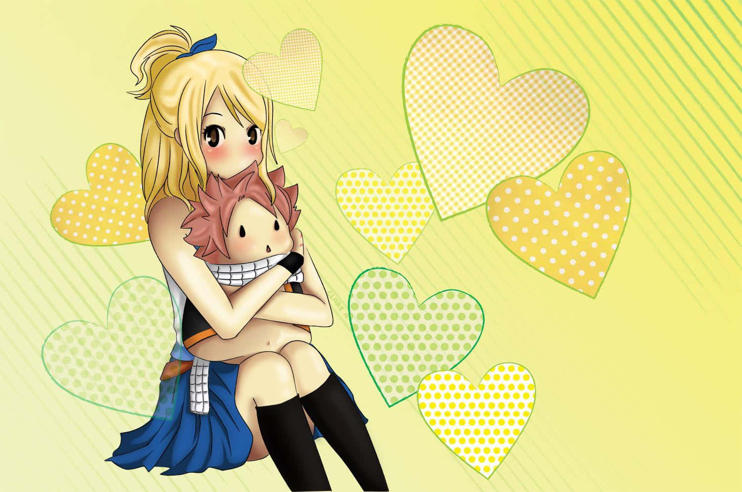 Magical Adventure Awaits - Lucy Heartfilia In A Fantasy World Wallpaper