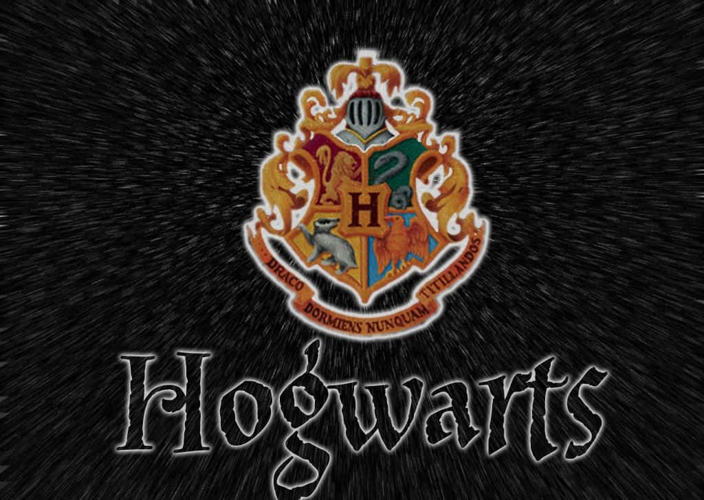 Magical Hogwarts Crest Of Wizarding World Wallpaper