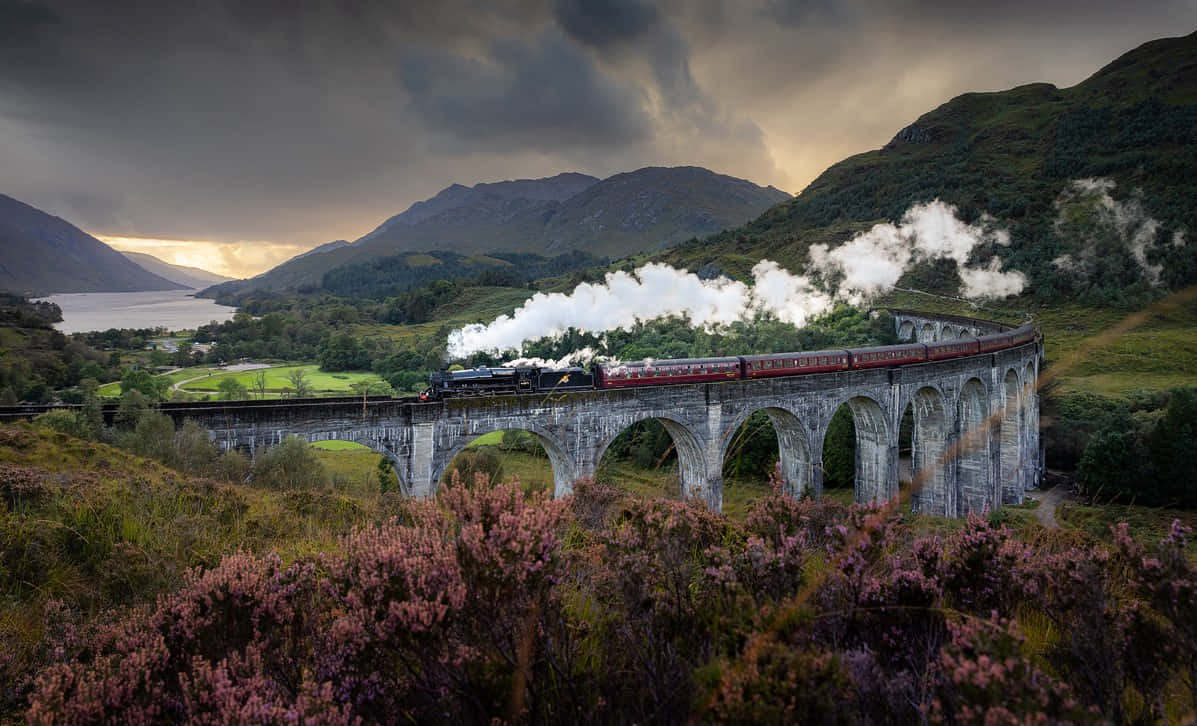 Magical Journey Aboard The Hogwarts Express Wallpaper