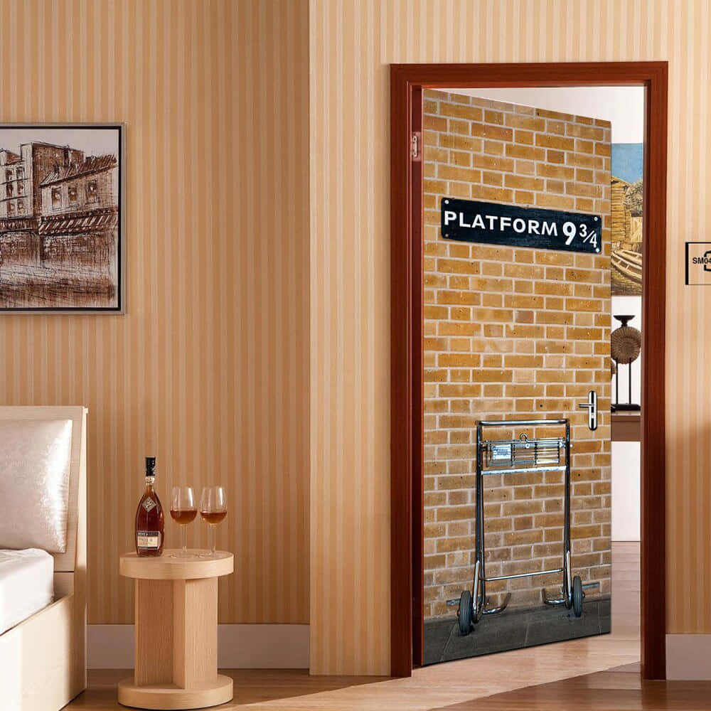 Magical Platform 9 3/4 Express Train Departure Wallpaper