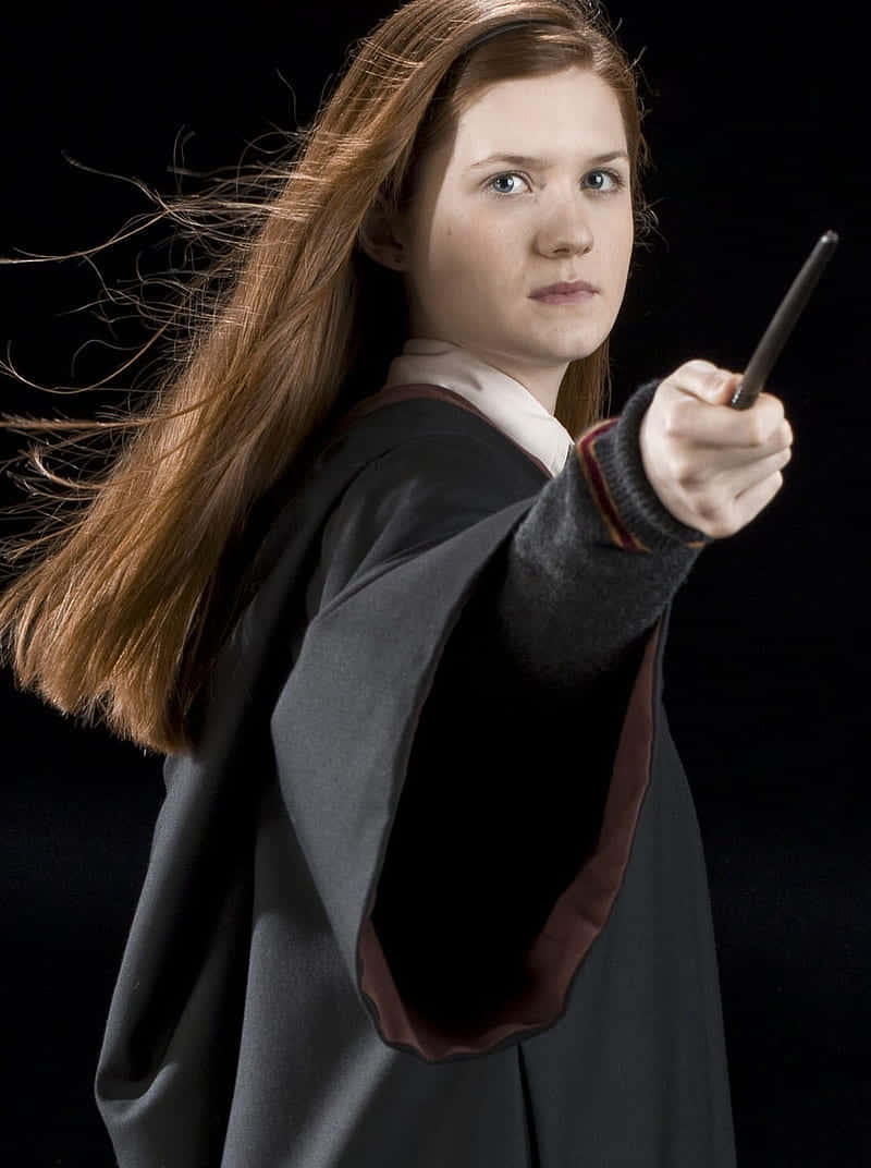 Magical Portrait Of Ginny Weasley Wallpaper