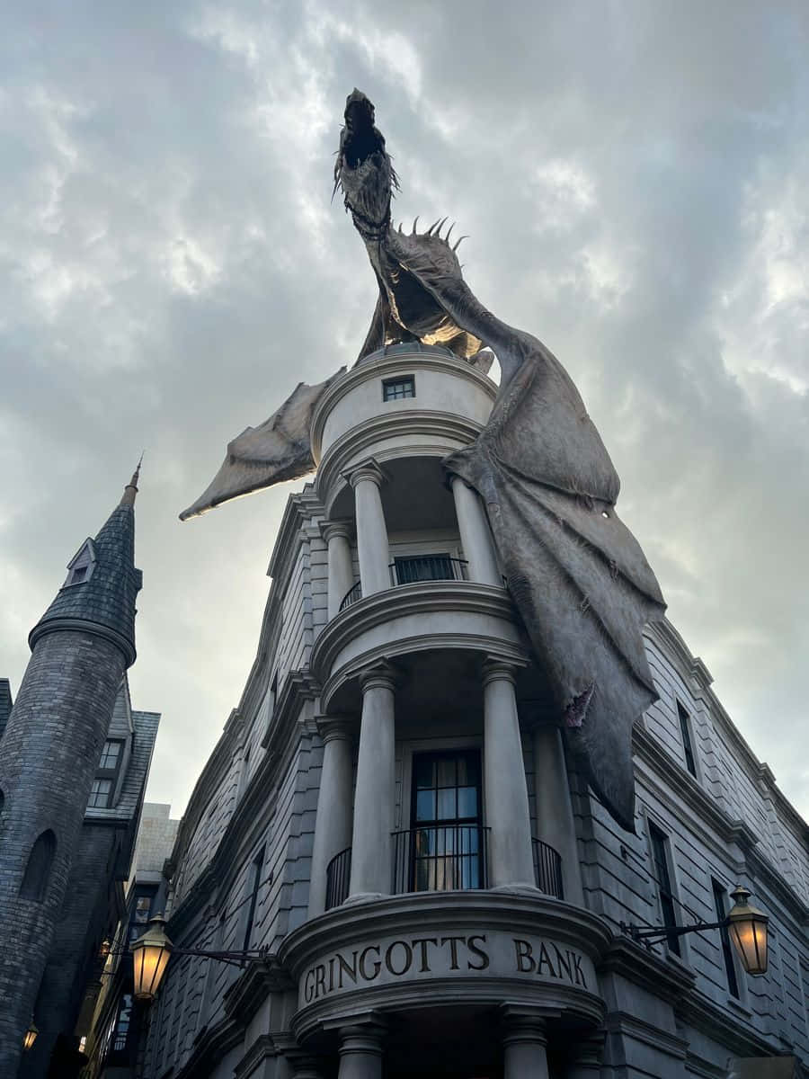 Magical Shops At Diagon Alley Wallpaper