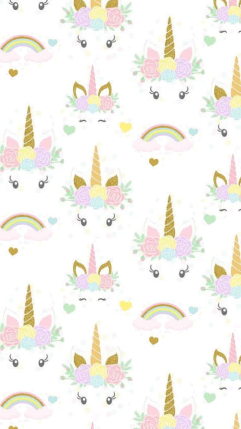 Magical Unicorns Sparkle In The Sky Wallpaper