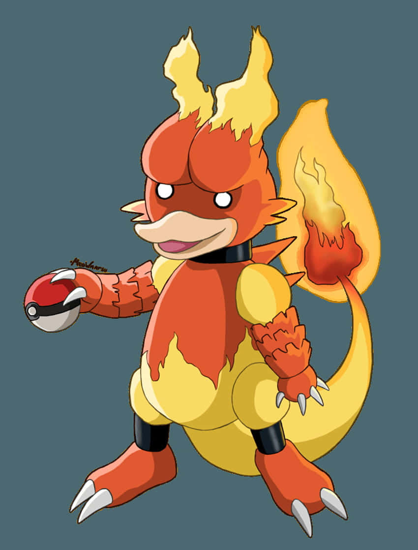 Magmar Pokemon Illustration Wallpaper