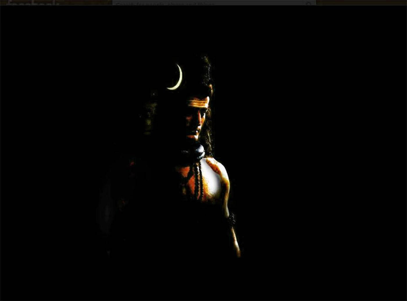 Mahakal 3d Hidden In Darkness Wallpaper